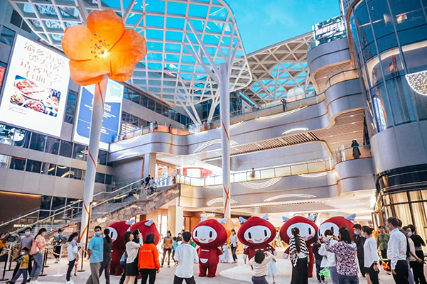 龍湖愛加兩江星悅薈開業現場。龍湖供圖