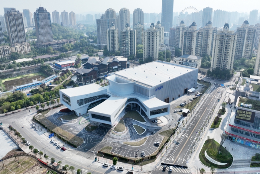 永川科技片場俯瞰圖。 陳科儒攝