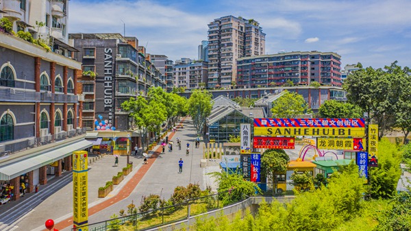 永川區三河匯碧片區老舊小區改造項目。永川區住房城鄉建委供圖