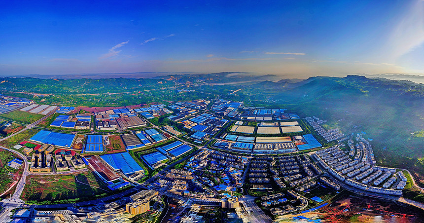 珞璜臨港產業城。江津區委宣傳部供圖