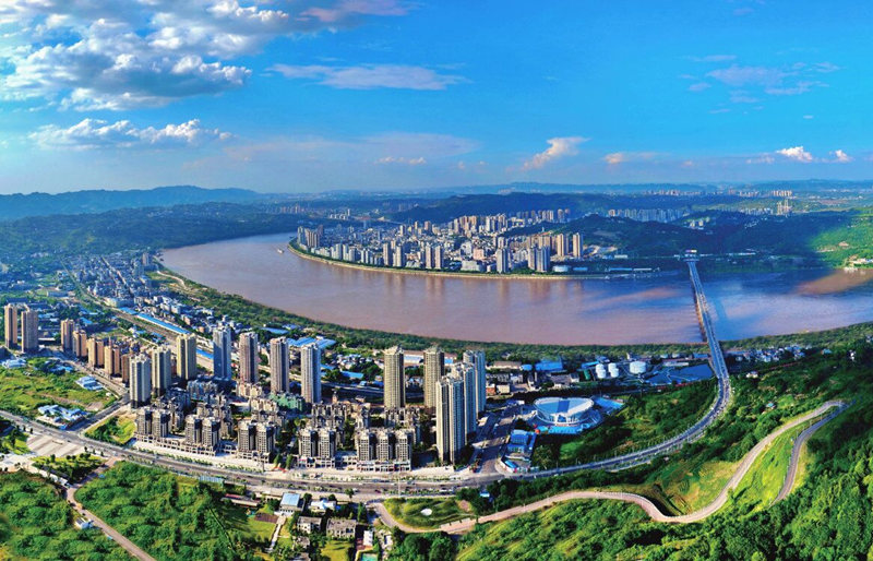 江津全景。江津區委宣傳部供圖