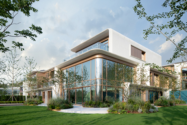 重慶華僑城藍楹灣產品實景圖。重慶華僑城供圖