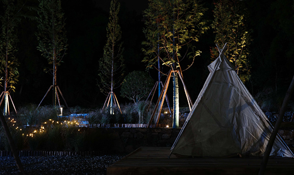 露營節實景圖。保利麓谷林語供圖