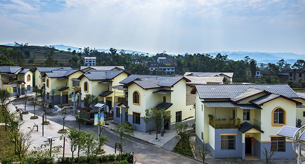 支持南川區美麗鄉村建設。重慶農商行供圖