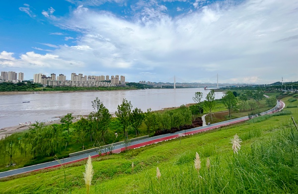 “兩江四岸”葛老溪段。唐鑫攝