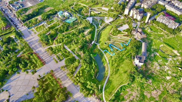 馬河溪治理提升后。北碚區住房城鄉建委供圖