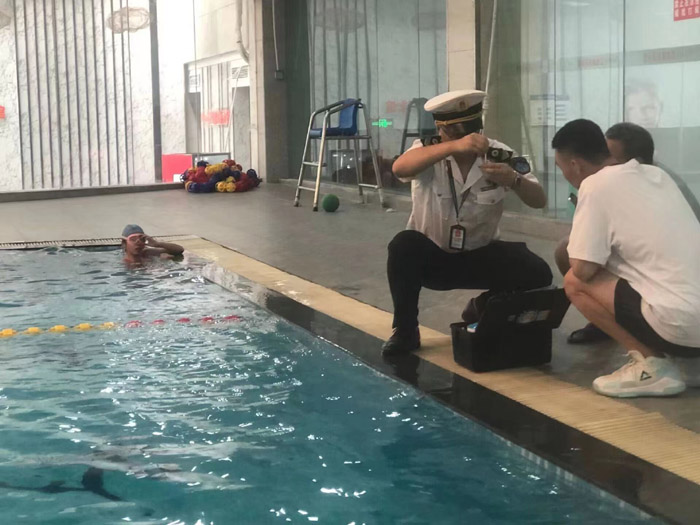 檢測現場。