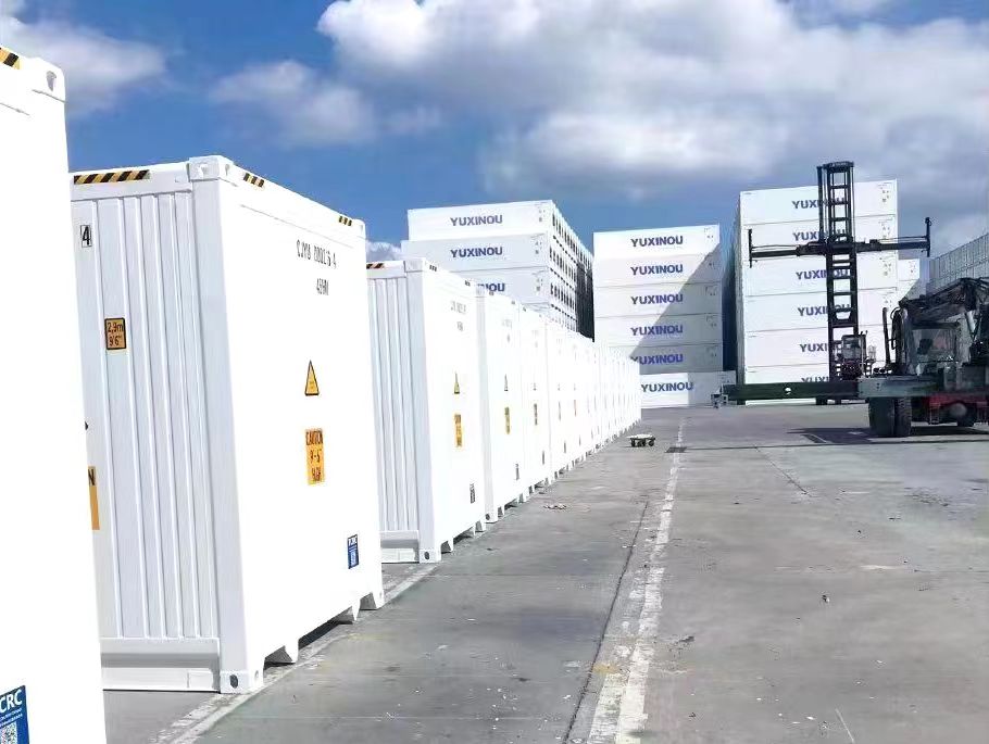 中歐班列（渝新歐）自主研發無動力保溫集裝箱。重慶物流集團供圖