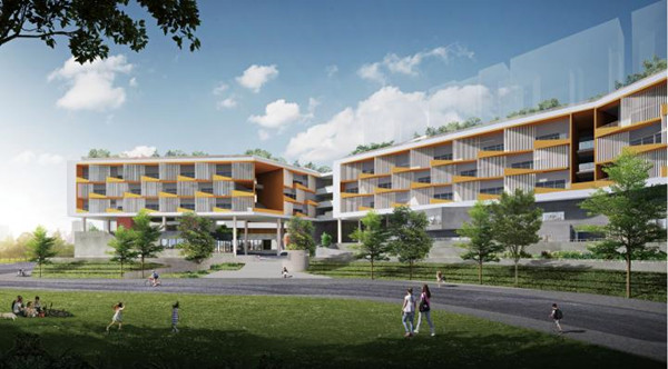 彈子石小學煥新擴建效果圖。彈子石小學供圖