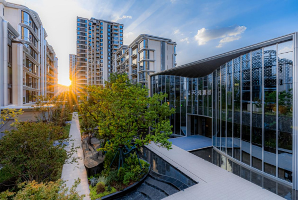 交付實景圖。中糧天悅壹號供圖