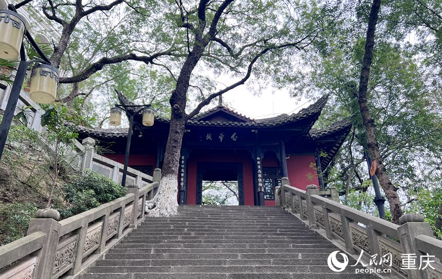 白帝城。人民網記者 胡虹攝