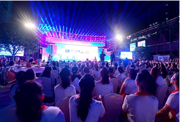 藝術節現場。重慶視訊傳媒供圖