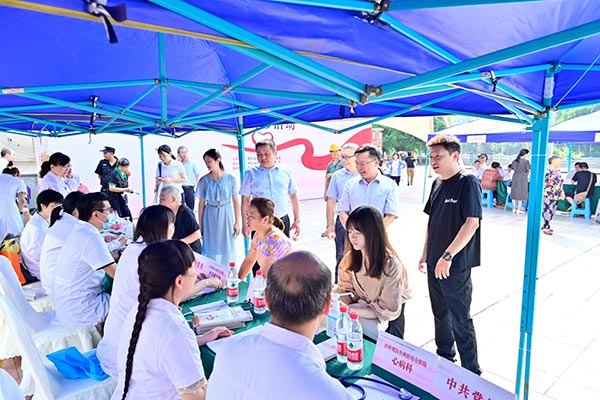 活動現場。沙坪壩區陳家橋醫院供圖