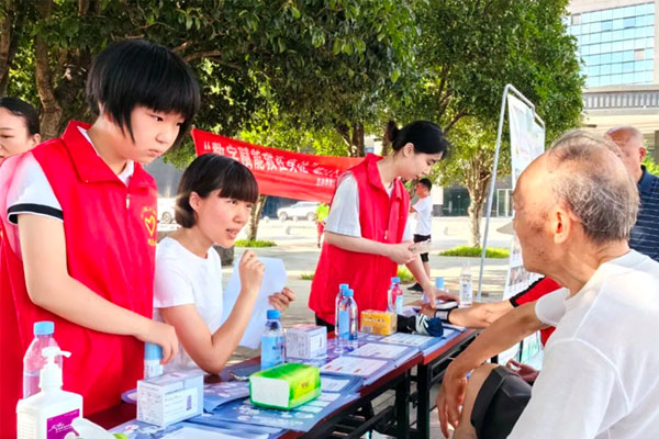 活動現場。江津區中醫院供圖