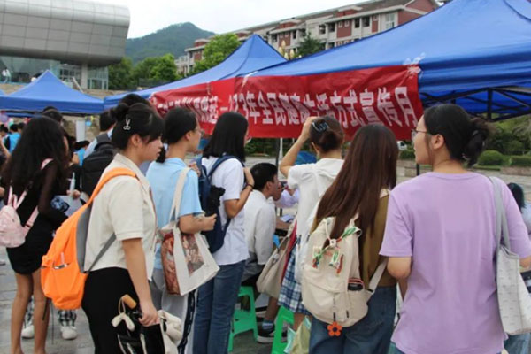 活動現場。重醫附屬口腔醫院供圖