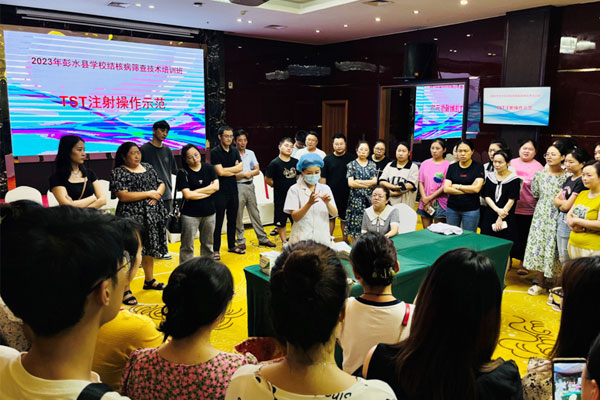 日常工作開展。重慶市結核病防治所供圖