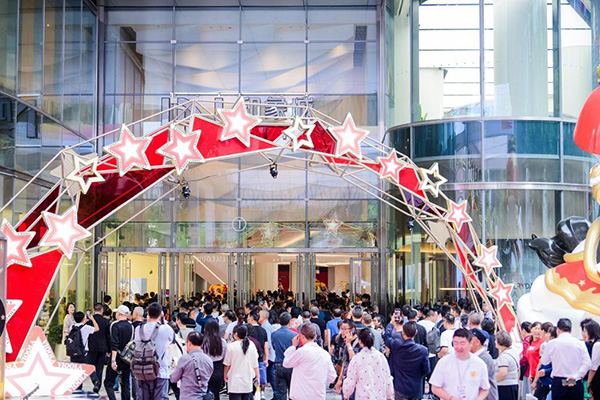 重慶印象城開業現場。重慶萬科供圖