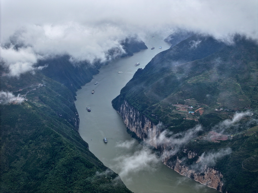 瞿塘峽風光。王正坤攝