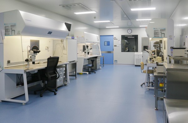 生殖醫學中心內部。重慶安琪兒婦產醫院供圖