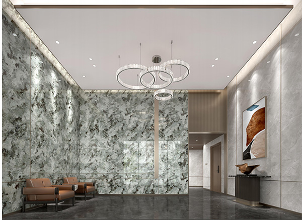 入戶大堂意境圖。海成供圖