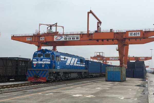 2018年3月16日，渝新歐越南國際班列成功開通，成功將歐洲和東南亞串聯起來。企業供圖