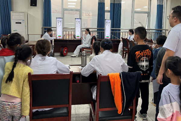 檢查現場。江津區疾控中心供圖