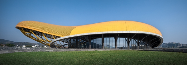 廣西壯族自治區田東縣體育館。受訪人供圖