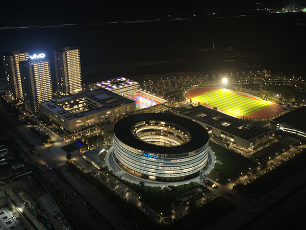 重慶建工集團股份有限公司承建的東莞vivo研發中心項目。重慶市住房城鄉建委供圖