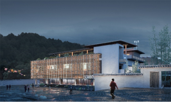 天津大學團隊作品《江濱一社》效果圖。凱德供圖