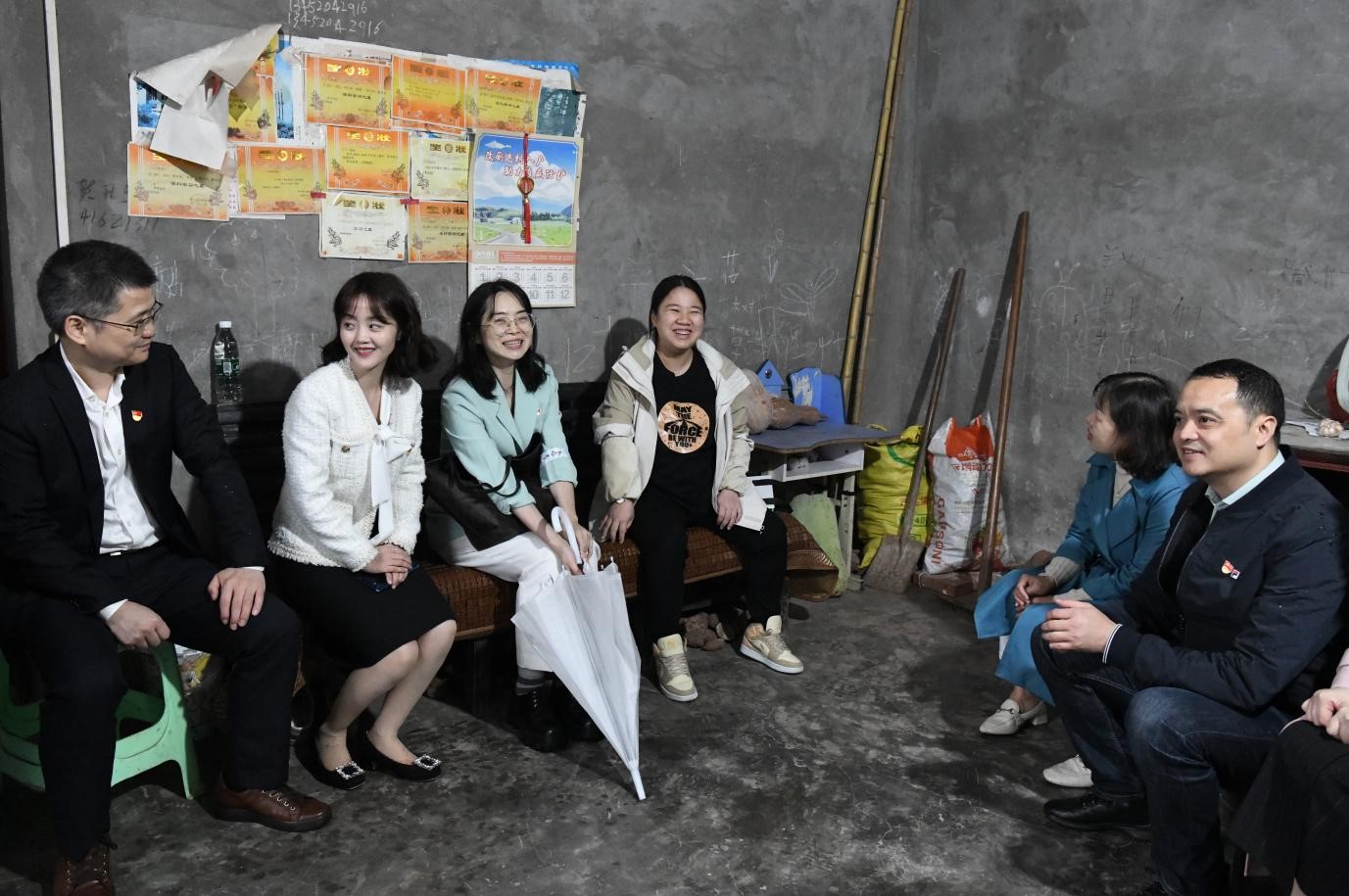 入戶走訪孕產婦。璧山區婦幼保健院供圖