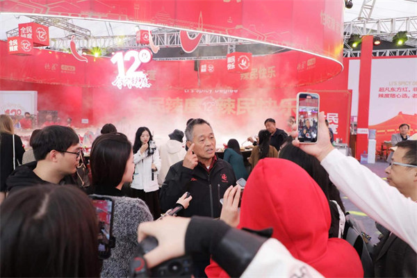 重慶火鍋節現場。德莊供圖