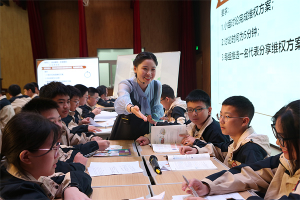 課例展示。江津區教委供圖