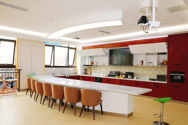 “健康廚房演播廳”。永川區婦幼保健院供圖