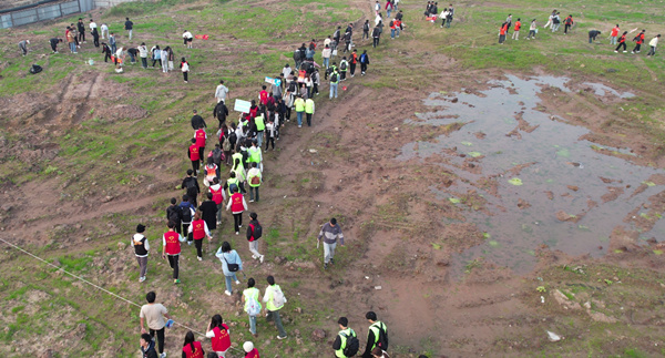 俯瞰農場。重慶理工大學供圖