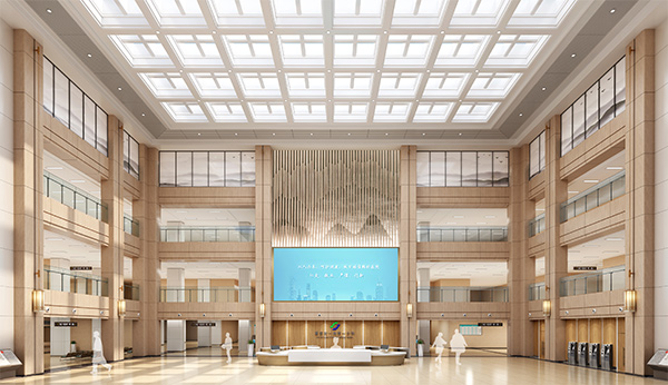 重慶醫科大學附屬第一醫院第一分院改擴建工程設計圖。港慶公司供圖