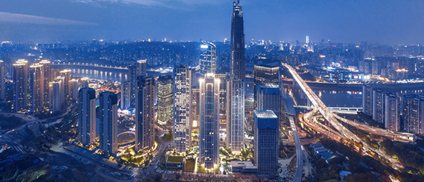 重慶（化龍橋）國際商務區。重慶萬科供圖