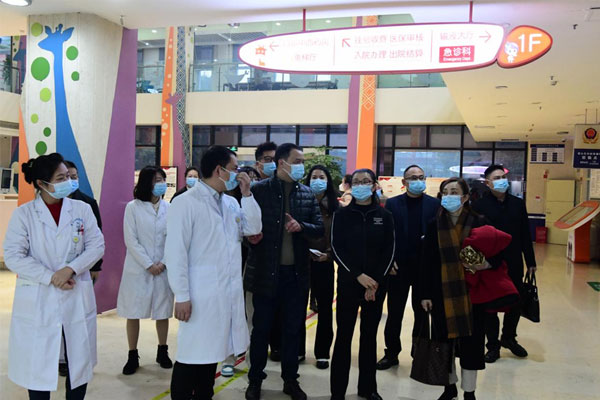 走訪調研現場。璧山區婦幼保健院供圖