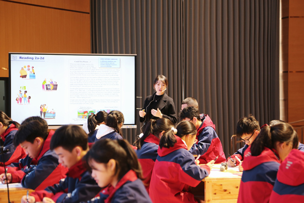 初中組課例展示。唐文蕤攝