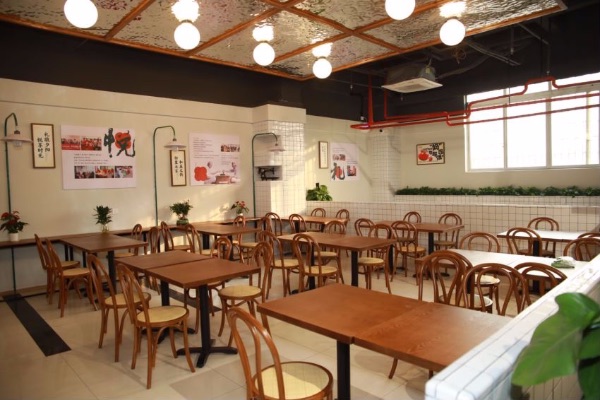 學府悅園社區食堂。豐文街道供圖