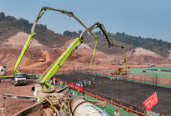 施工作業現場。張錦輝攝