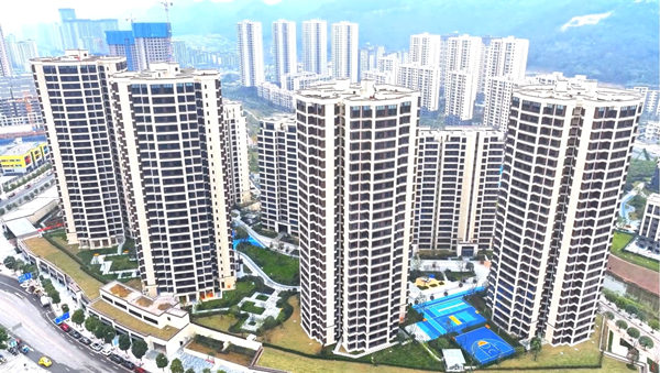 中國電建地產洺悅城·璽悅交付實景圖。中國電建地產供圖