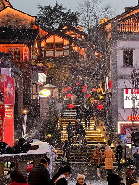 十八梯傳統風貌區實景圖。重慶十八梯供圖