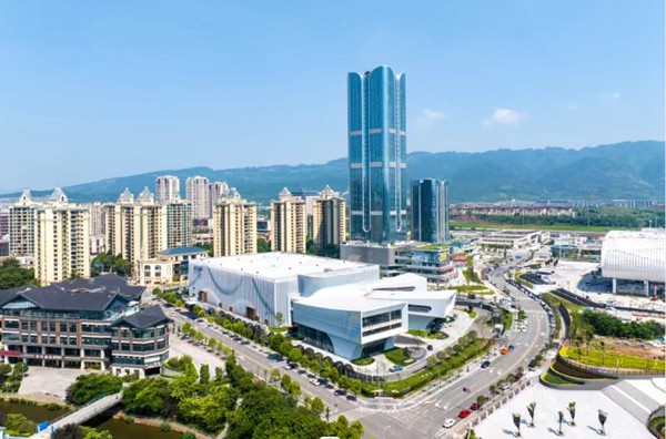 永川科技片場是目前國內單體規模最大的虛擬拍攝棚。永川區委宣傳部供圖