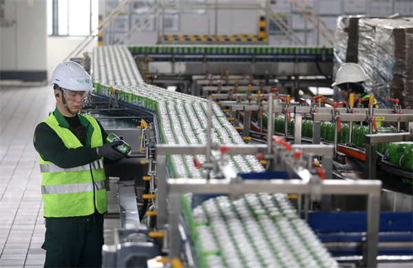 資料圖。重慶啤酒供圖