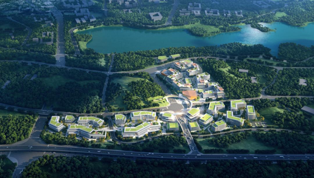 明月湖孵化加速器效果圖。兩江協同創新區供圖