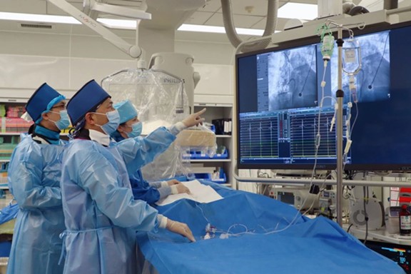 手術現場。重慶松山醫院供圖