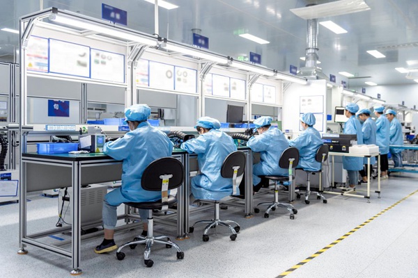 國測時柵十萬級無塵車間。國測時柵供圖
