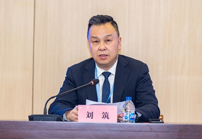 劉筑發言。重慶道格骨科醫院供圖