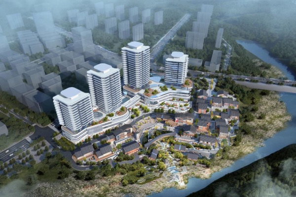 重慶悅來匯項目效果圖。金科產商供圖