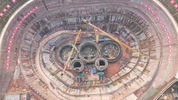 渝西水資源配置工程金剛沱泵站。重慶水投集團供圖